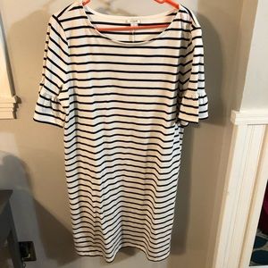 BRAND NEW J. Crew Striped Dress